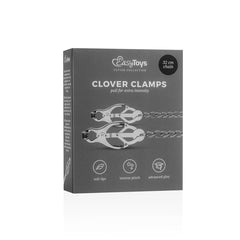 Easytoys Fetish - Japanese Clover Clamps With Chain