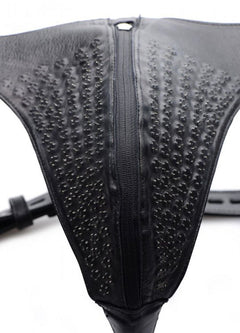 Spiked Leather Confinement Jockstrap
