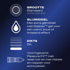 Durex Condoms Orgasm Intense - 10 pcs