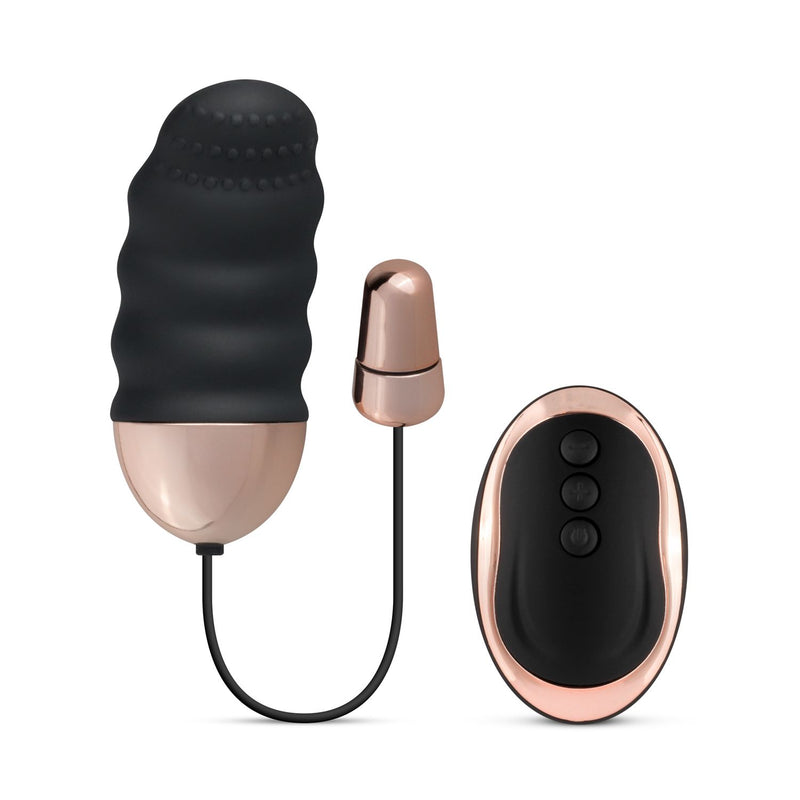 Teazers Ribbed Vibrating Egg With Remote Control