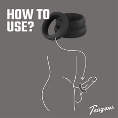 Teazers Silicone Cockring Set