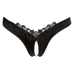 Cottelli Collection - G-string With Pearls - Black
