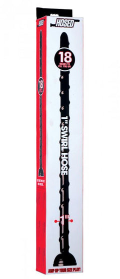 Hosed - Swirl Thin Anal Snake - 18 Inch