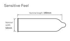 Pasante Sensitive Feel Condoms - 12 Condoms