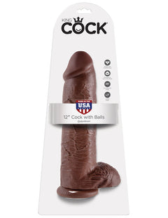 King Cock XL Dildo With Balls - 32 cm
