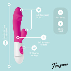 Teazers – Realistic Rabbit Vibrator – Pink