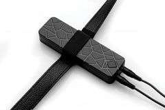 Power Pegger Double Strap-On Vibrator - Black