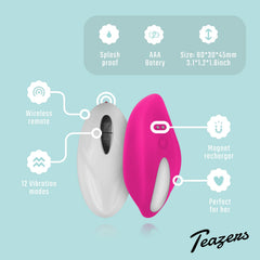 Teazers – Panty Pleasure Clitoral Vibrator – Pink