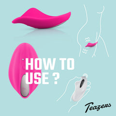 Teazers – Panty Pleasure Clitoral Vibrator – Pink