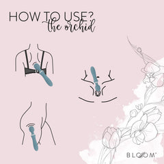 Bloom - The Orchid Wand Vibrator - Swipe Technology