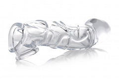 Size Matters - Clear Extender Curved Penis Sleeve