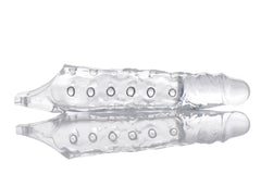Extender Penis Sleeve With Nubs - Clear