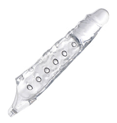 Extender Penis Sleeve With Nubs - Clear