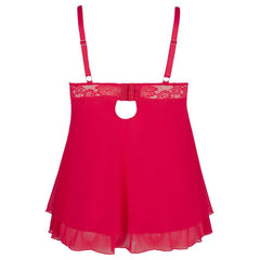 Cottelli Collection - Babydoll With Half Open Cups