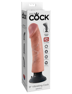 King Cock Vibrating Dildo - 20 cm