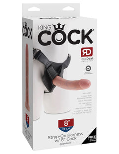 King Cock Strap-On Harness - 20 cm