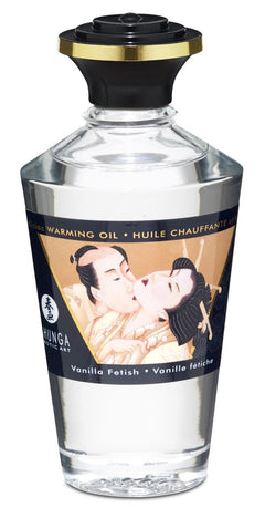 Shunga - Aphrodisiac Warming Massage Oil Vanilla Fetish - 100 ml