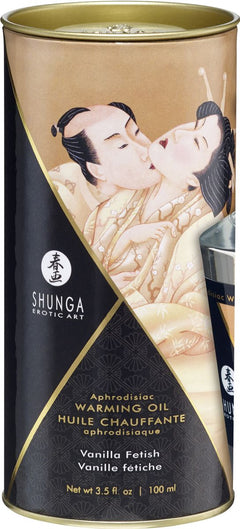 Shunga - Aphrodisiac Warming Massage Oil Vanilla Fetish - 100 ml