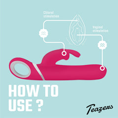 Teazers – Rabbit Vibrator – Pink