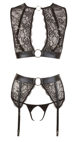 Lace Bondage Lingerie Set