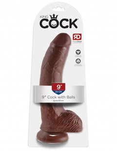 King Cock Dildo With Balls - 25cm
