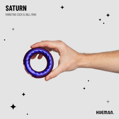 Hueman - Saturn Vibrating Cock/Ball Ring