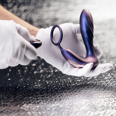 Hueman - Black Hole Anal Vibrator With Cockring