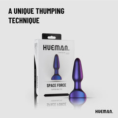Hueman - Space Force Vibrating and Thrusting Butt Plug