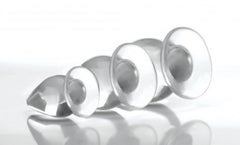 Master Series - Triple Cones Anal Plug Set Of 3 - Clear