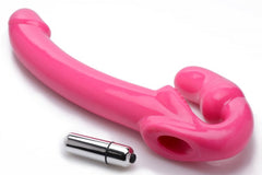 Revolver Vibrating Strapless Strap-On XXL - Pink