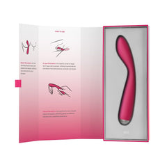 SVAKOM - Iris G-Spot And Clitoris Vibrator - Plum Red
