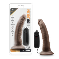 Dr. Skin - Dr. Dave Vibrator With Suction Cup - Chocolate
