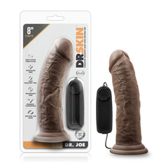 Dr. Skin - Dr. Joe Vibrator With Suction Cup 8'' - Chocolate