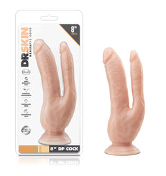 Dr. Skin - Double Dildo 8.5'' - Vanilla