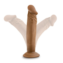 Dr. Skin - Dr. Small Dildo With Suction Cup 6.5'' - Mocha