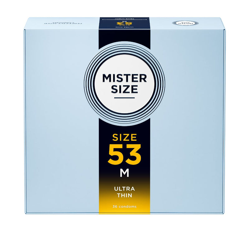 MISTER.SIZE - M Ultra Thin Condoms - 36 Pieces