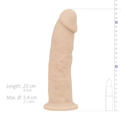 Real Fantasy Deluxe - Xavier Realistic Temperature-Responsive Dildo - 23 cm