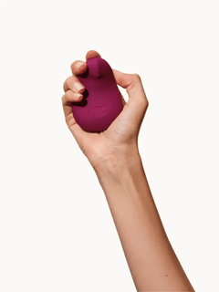 Dame - Pom Flexible Vibrator - Dark Red