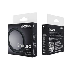 Nexus - Enduro Silicone Cock Ring - Black