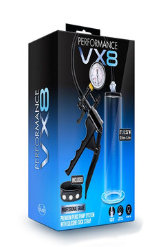 Blush Novelties - VX8 Premium Penis Pump - Black