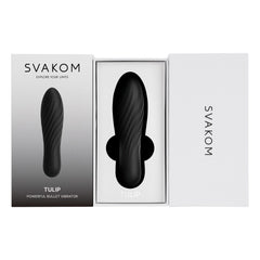 SVAKOM - Tulip Powerful Vibrator - Black