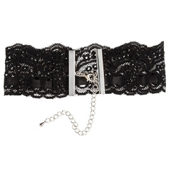 Cottelli Collection - Lace Collar - Black