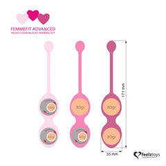 FeelzToys - FemmeFit Pelvic Muscle Training Set 3 pcs