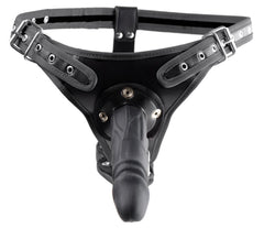 Double Penetration Strap On Harness - Black
