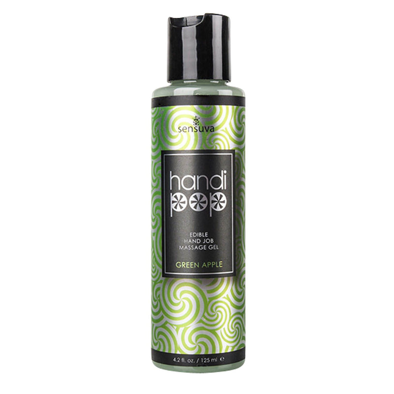 Sensuva - Handipop Handjob Massage Gel Green Apple - 125 ml