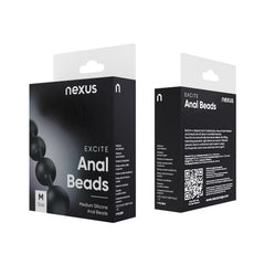 Nexus - Excite Silicone Anal Beads - Medium