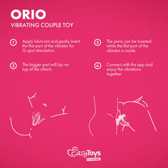EasyConnect - Couples Vibrator Orio app-controlled