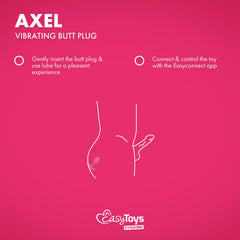 EasyConnect - Vibrating Butt Plug Axel app-controlled