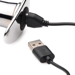 Chrome Blast Rechargeable Butt plug with Remote Control - Small