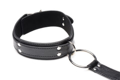 Strict - Collar with Cuffs Restraint Set - Black